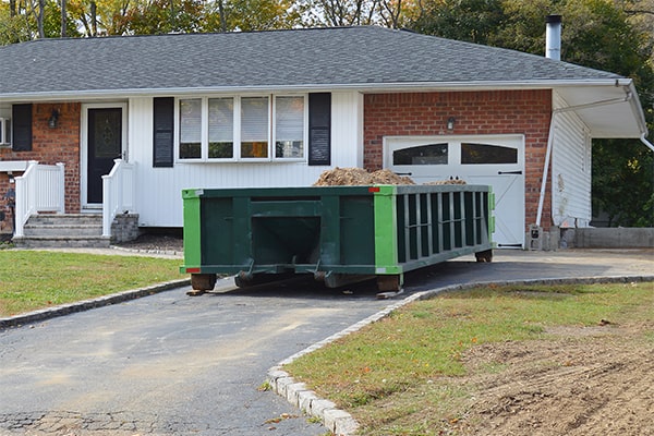 residential dumpsters come in various sizes to accommodate different amounts of waste
